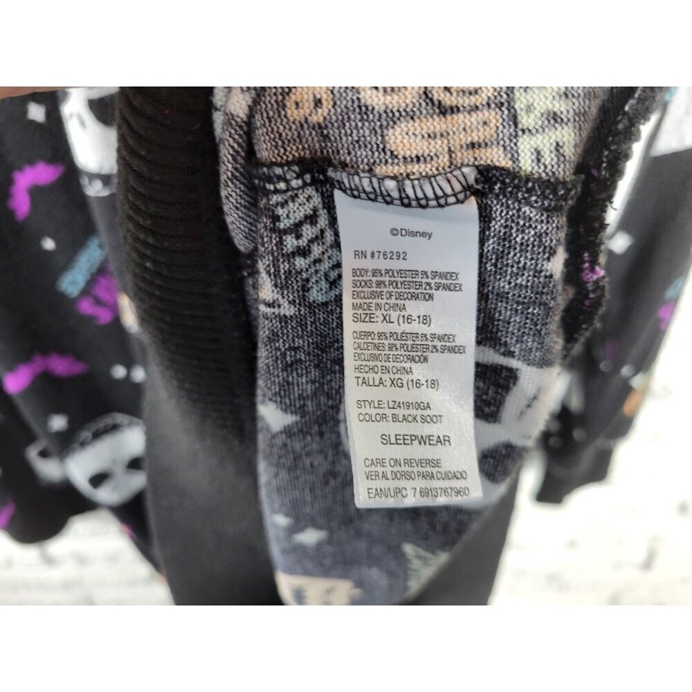 Disney Nightmare Before Christmas Jack Skellington Pajama Top XL 16-18 NOV241XE - Picture 10 of 10